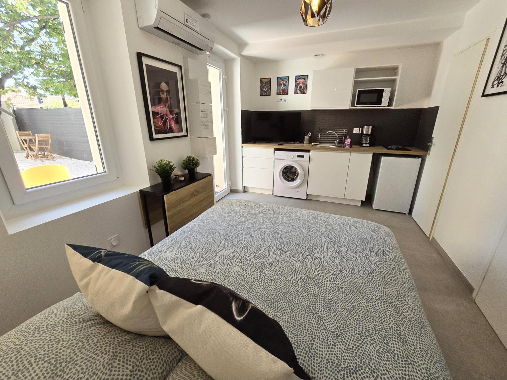 Gregbnb - Studio 17M2 - Terrasse - Clim - Ouest - 5 Toulon Eksteriør billede